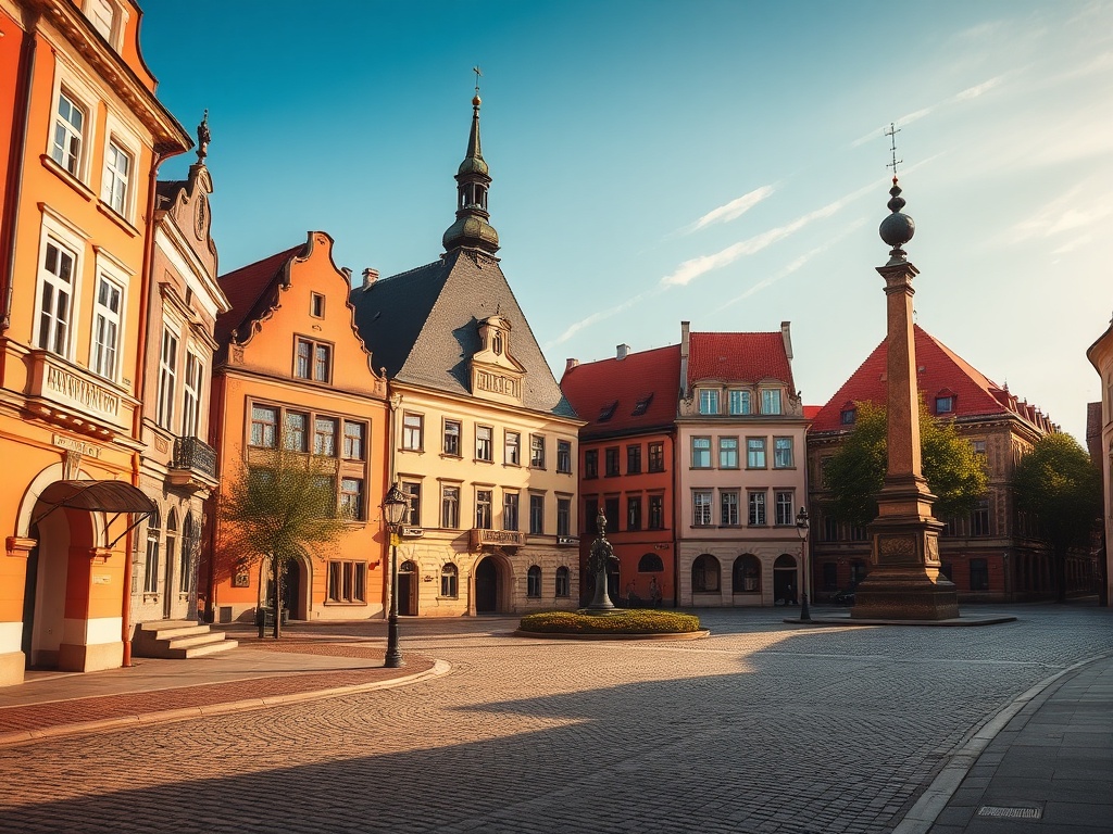 Malowniczy krajobraz z rzeką i lasami w okolicach Nowego Miasta Lubawskiego, sugerujący tajemniczość i legendy.